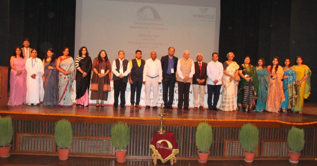 International Conference on Management, Winning in a VUCA World, held at Northcap University, Gurugram.